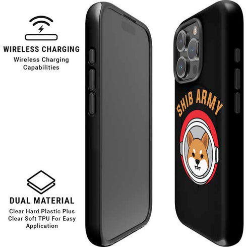 Shib Army Crypto iPhone 16 Pro Max Magsafe Impact Case